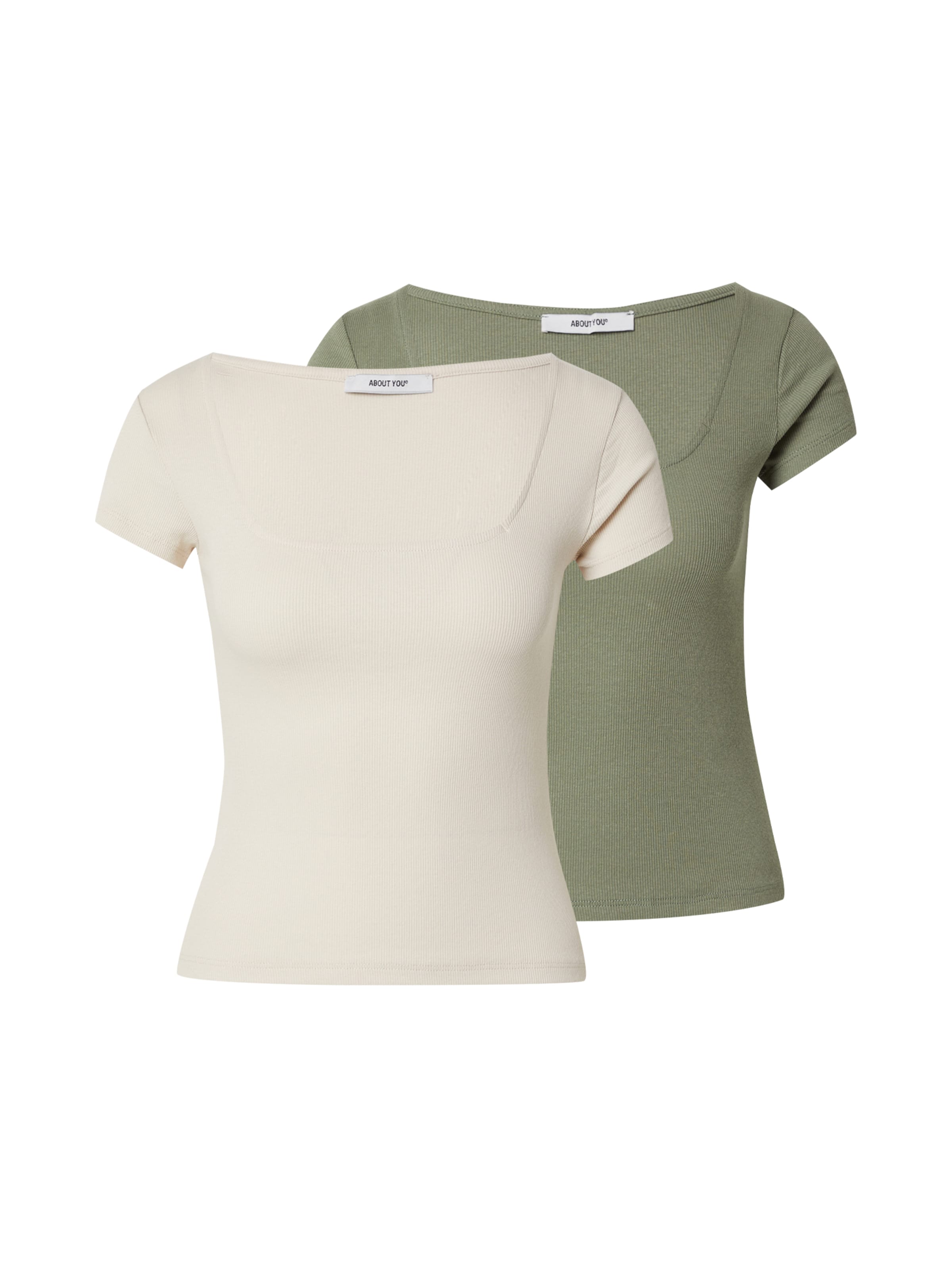 smėlio ABOUT YOU Marškinėliai 'Lil': priekis