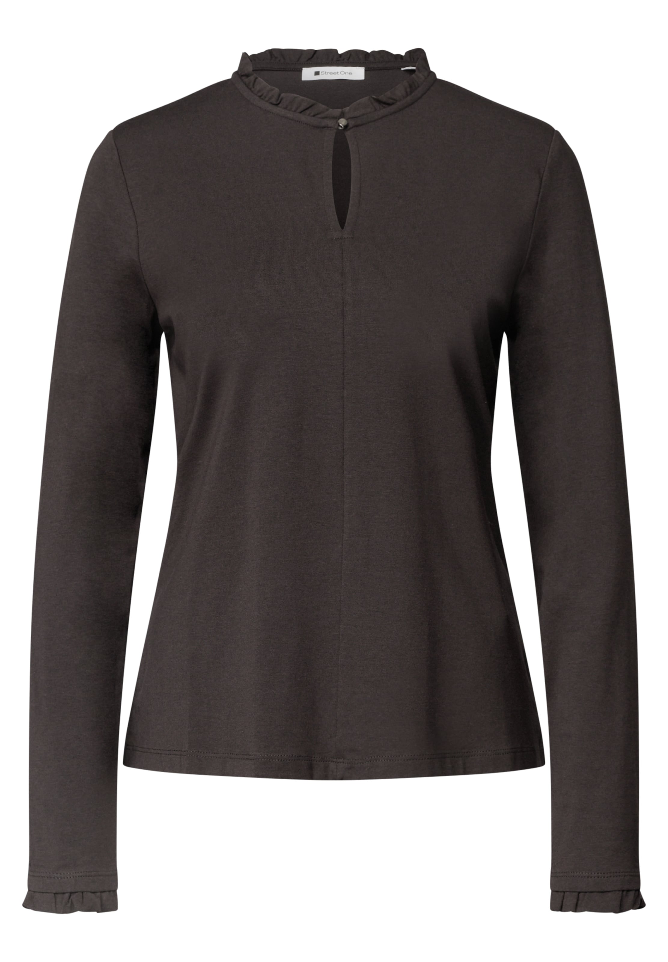 STREET ONE Majica | rjava barva: sprednja stran