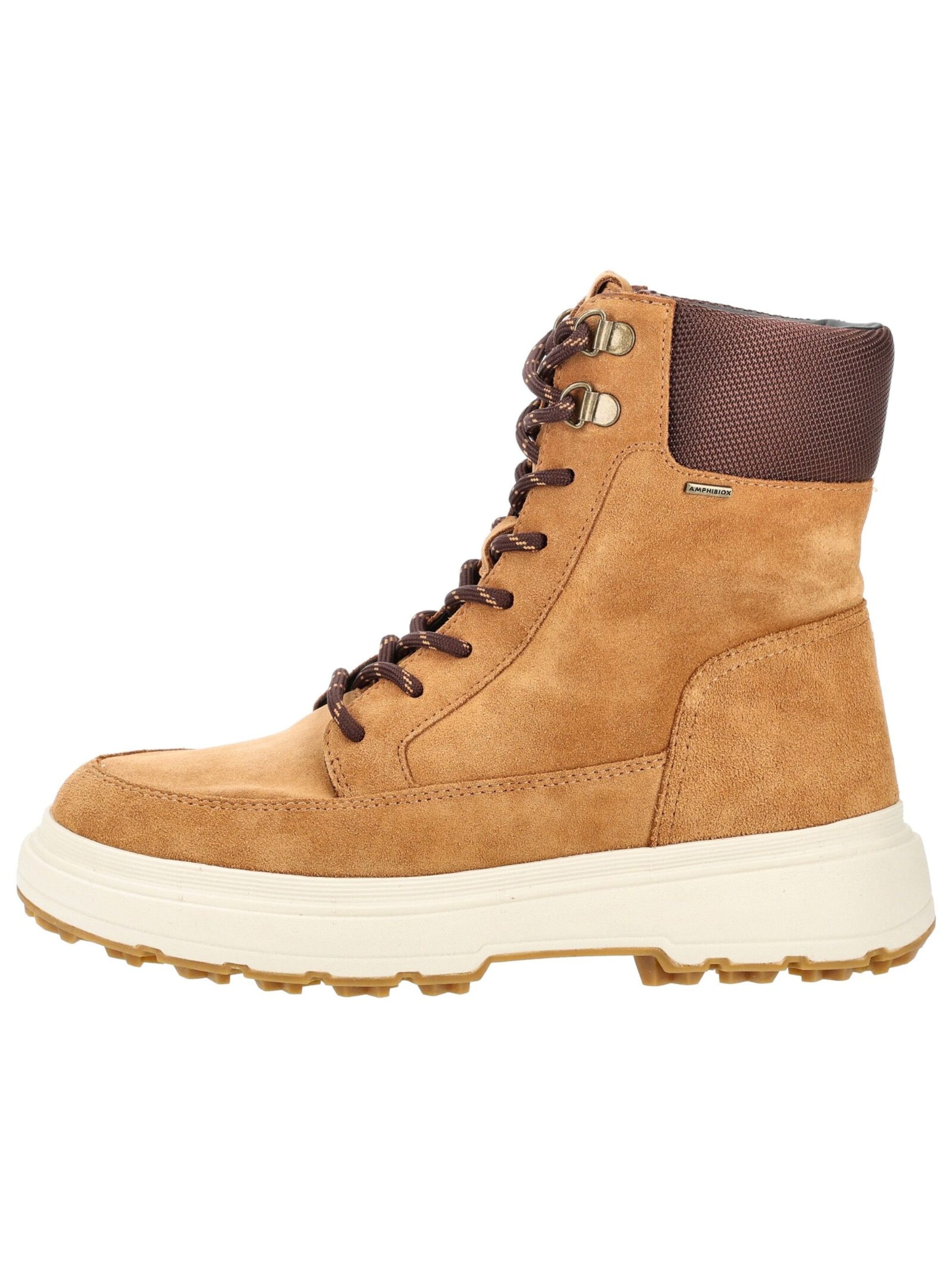Stivaletto stringato di GEOX in marrone: lato