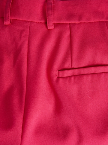 JJXX Regular Pleat-Front Pants 'Chloe' in Red