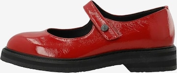 Ca'Shott Ballerinasko med rem 'Betty' i rød: forside