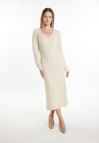 DreiMaster Klassik Sweater 'Ledkin' in Beige