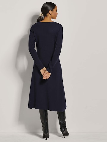MADELEINE Gebreide jurk in Blauw