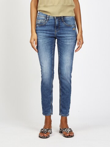 Gang Slimfit Jeans '94AMELIE CROPPED ' in Blau: Vorderseite
