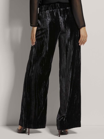 MADELEINE Wide leg Broek in Zwart