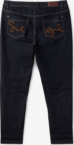 SHEEGO Slimfit Jeans in Blau