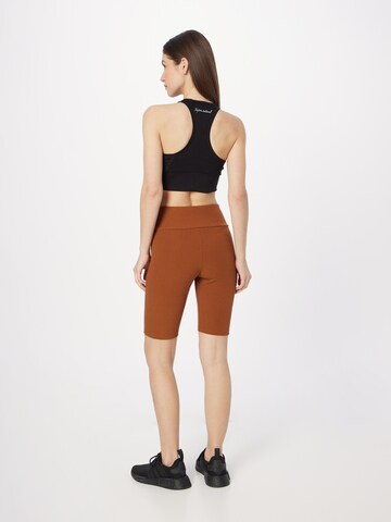 Skinny Leggings 'Rib' di ADIDAS ORIGINALS in marrone