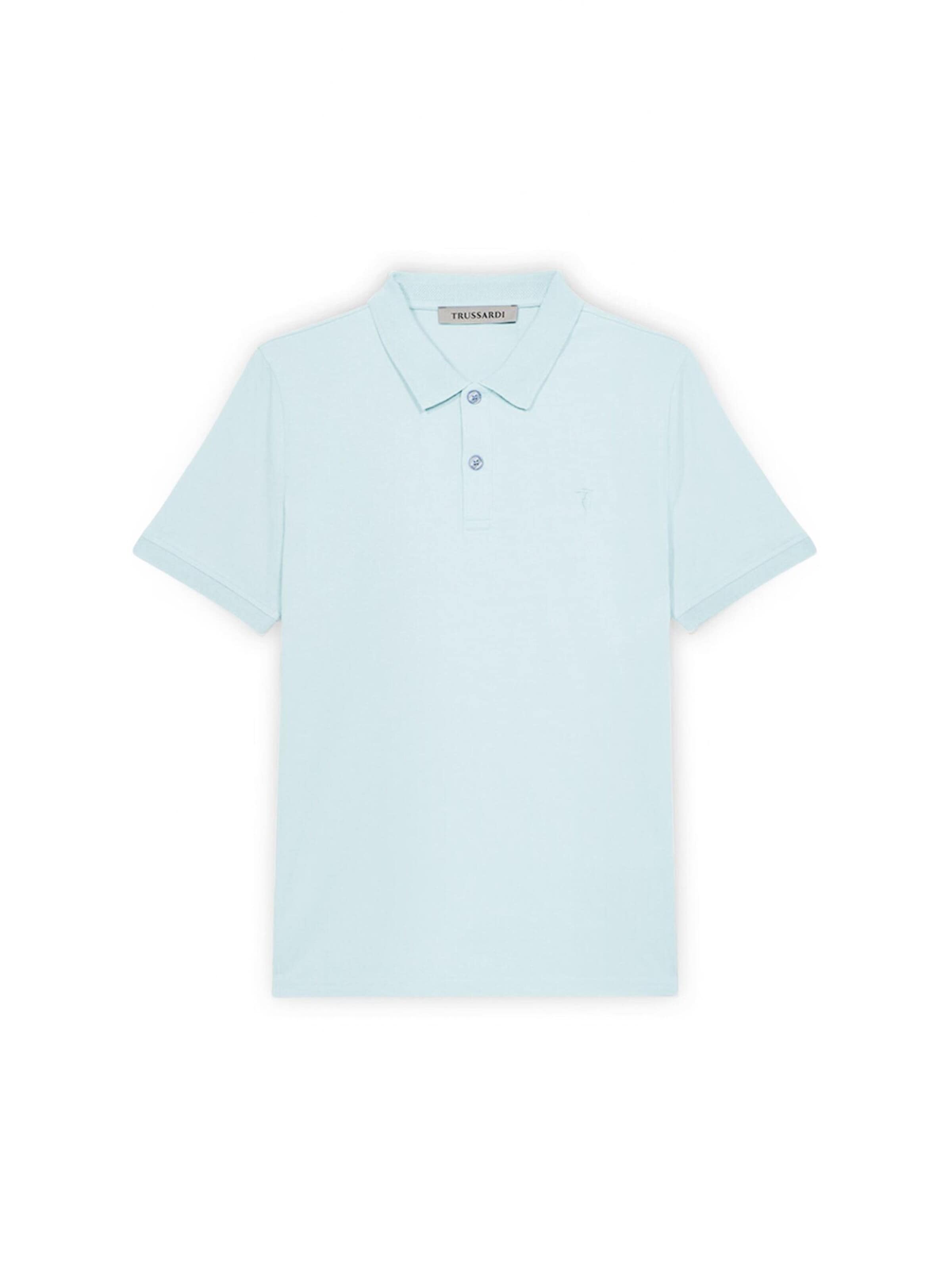 Trussardi - Camiseta de fútbol en azul: frente