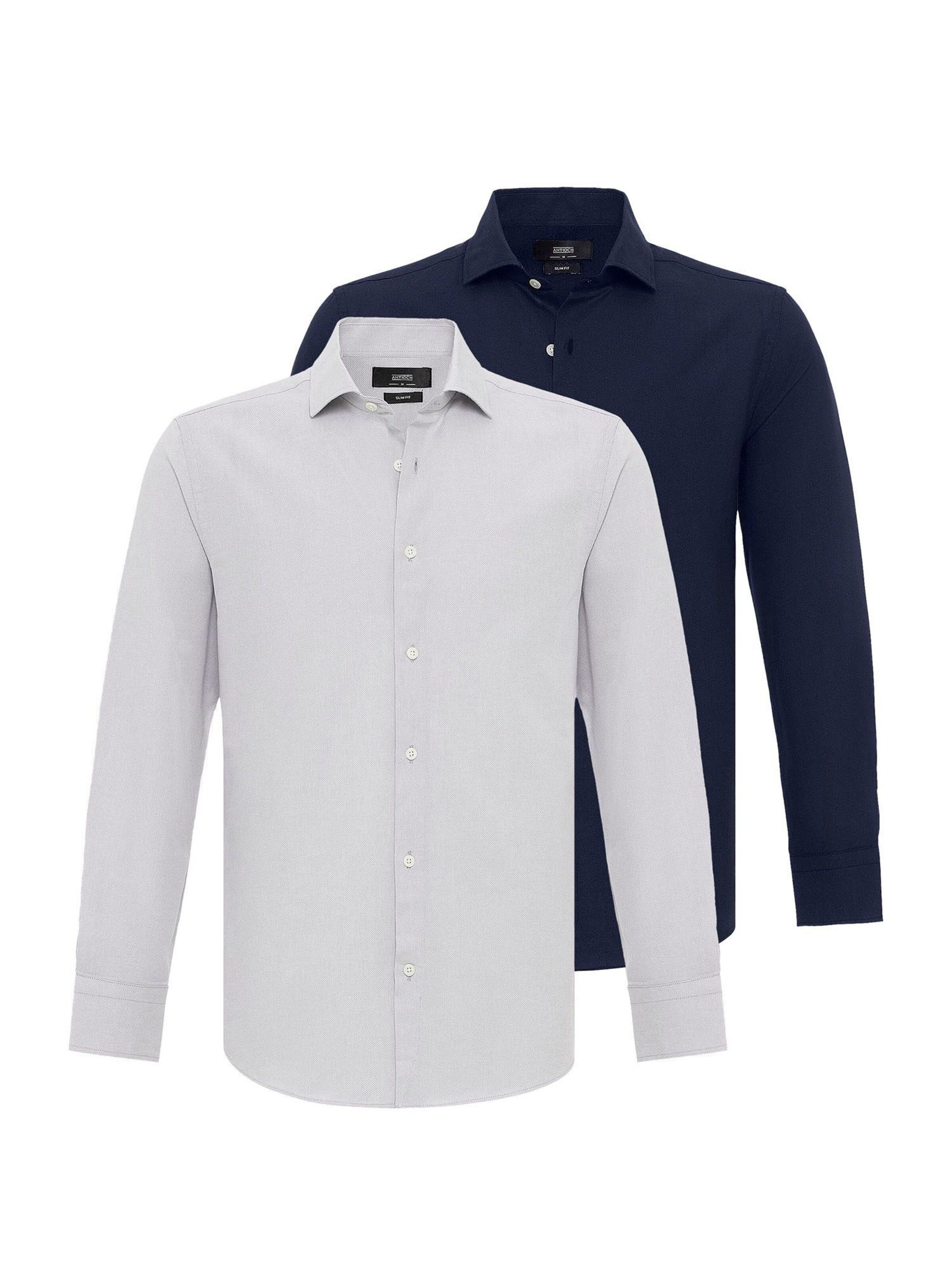 Antioch Рубашка в Синий: спереди