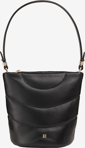 DuDu Schoudertas 'Barbara' in Zwart: voorkant