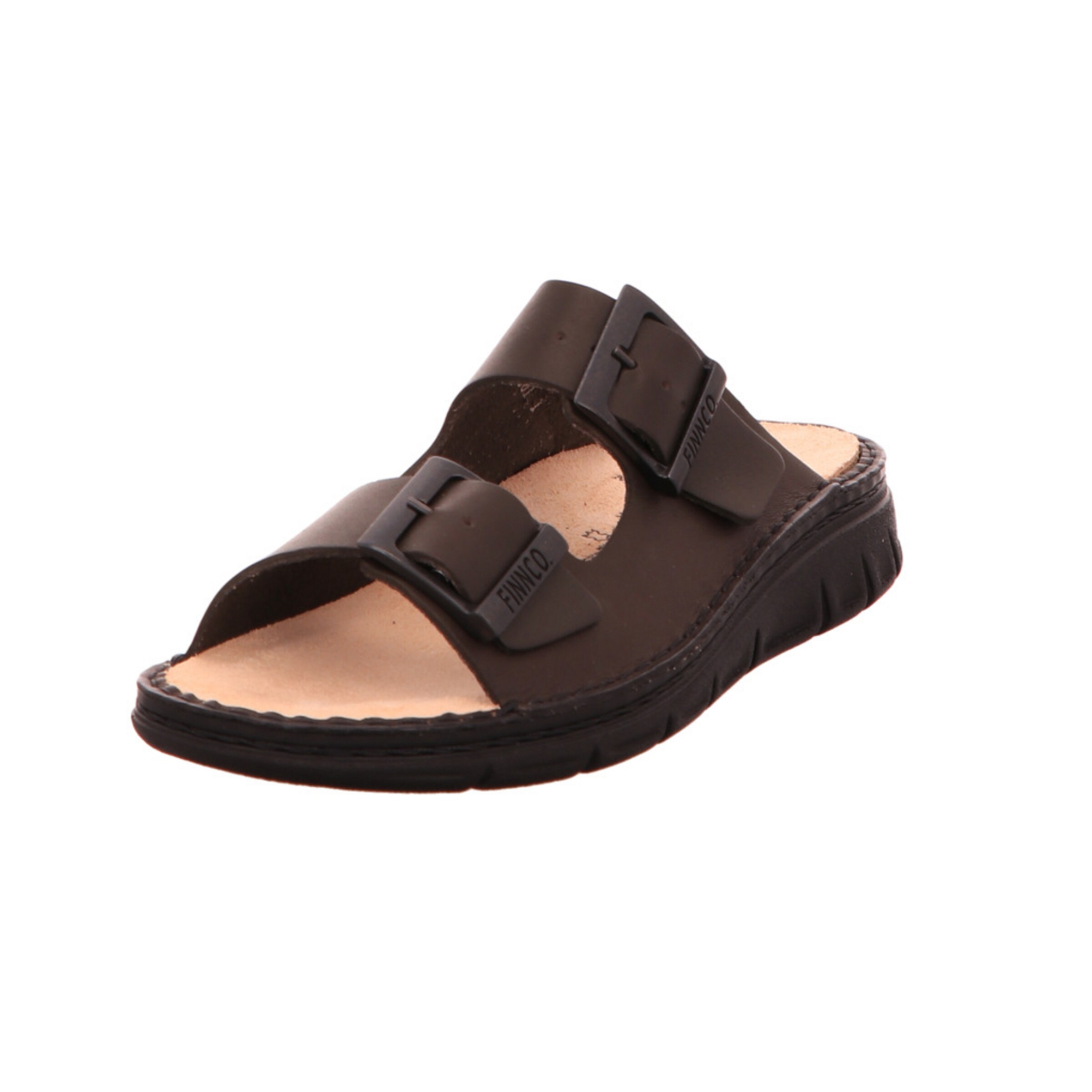 Finn Comfort Mules in Brown: front