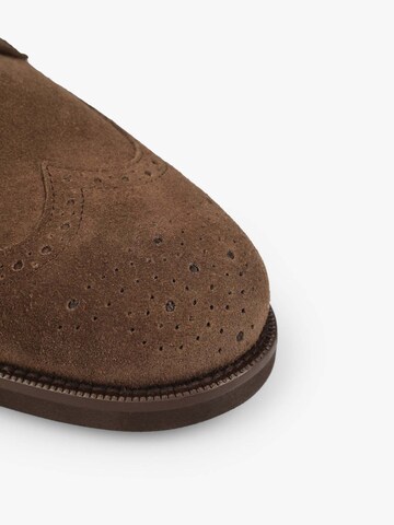 Scalpers Fűzős cipő 'Crown' - barna