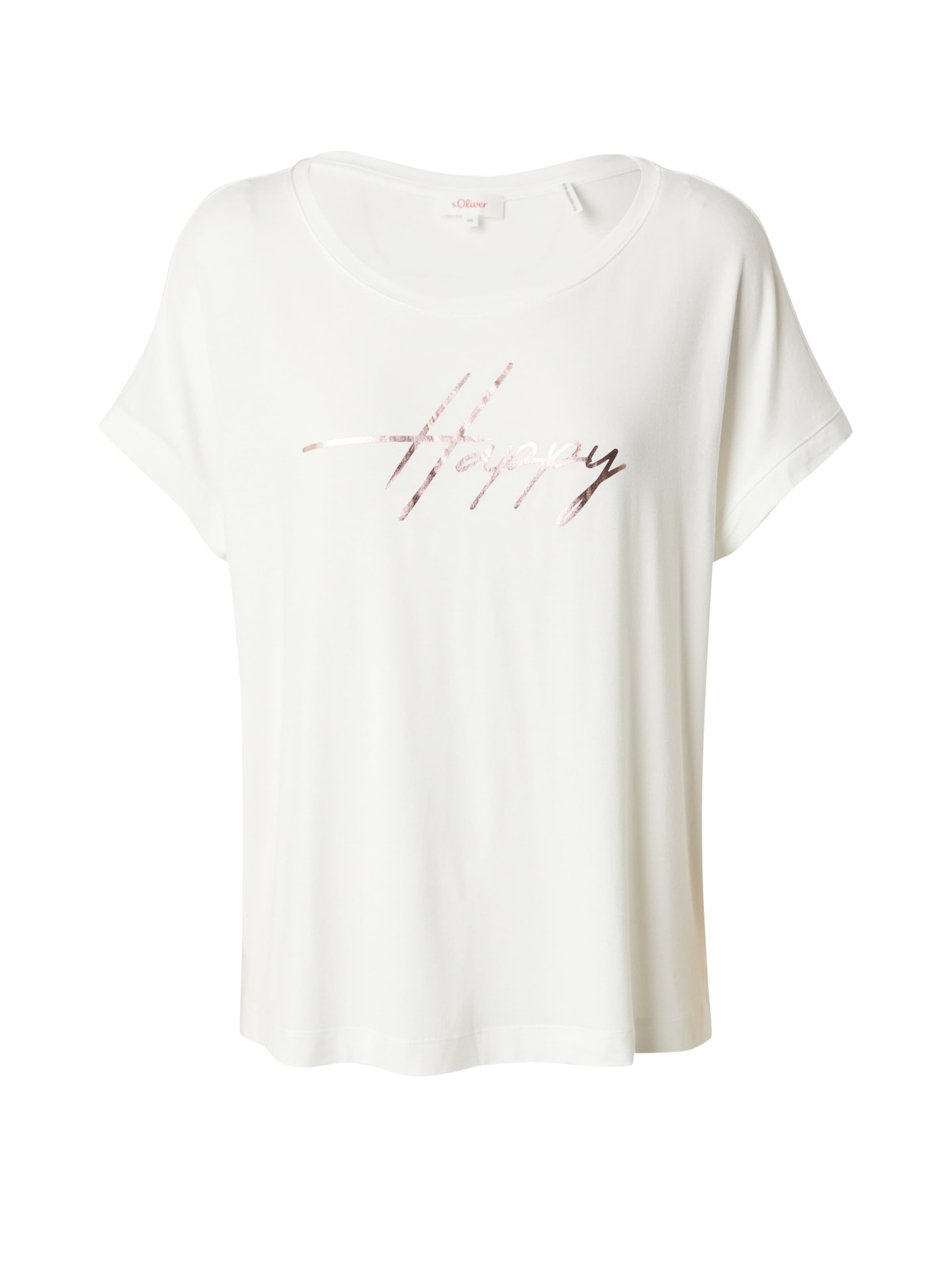 s.Oliver Shirt in Wit: voorkant