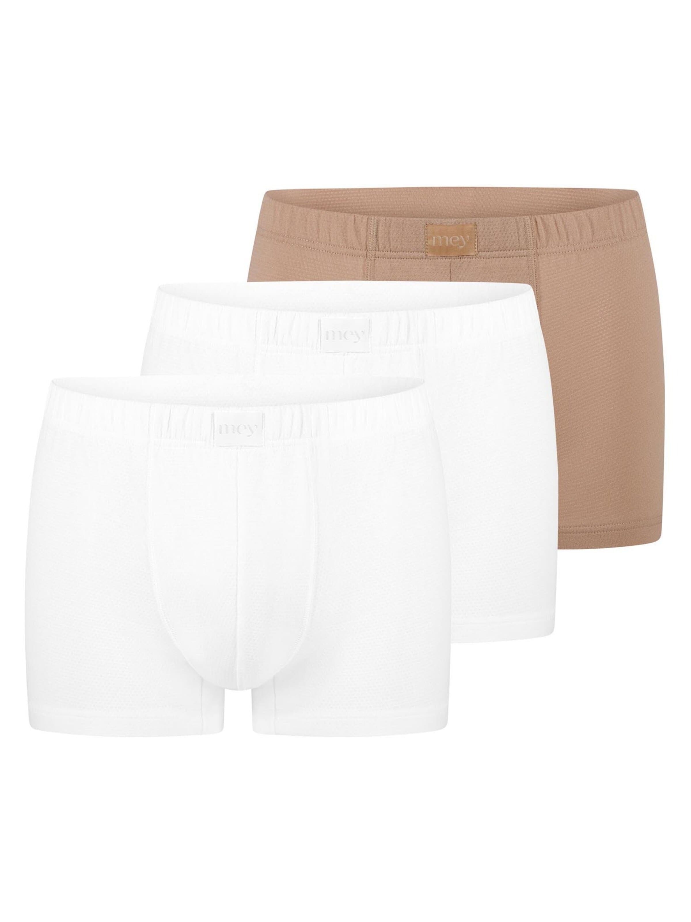 Mey Boxer shorts 'Dry Cotton Breeze' in Brown: front