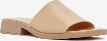 Mule Derimod en orange : devant