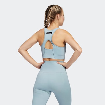 ADIDAS SPORTSWEAR Bustier Sport-BH in Blau