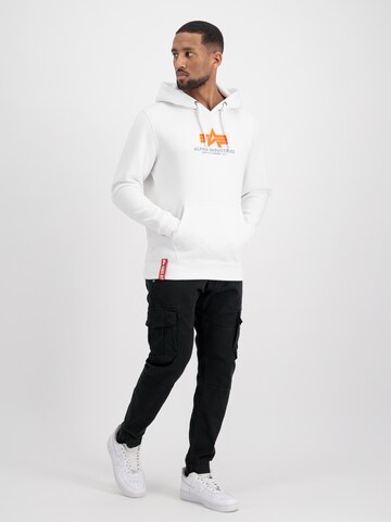 ALPHA INDUSTRIES Mikina – bílá