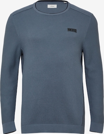 Pull-over s.Oliver en bleu : devant