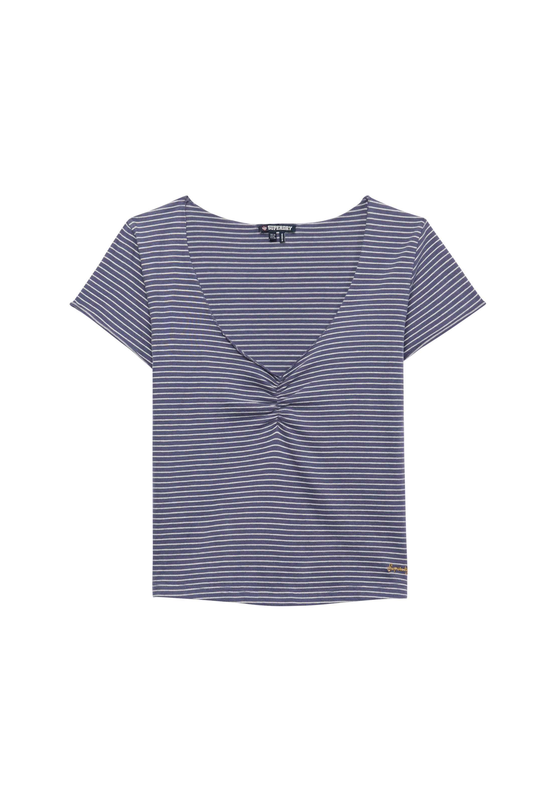 Superdry & Co Shirt 'Athletic Essentials' in XL in de kleur Marine / Wit, Productweergave