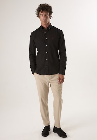 Felix Hardy Regular fit Button Up Shirt in Black