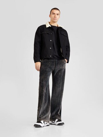 Loosefit Pantaloni 'OZAMP' di DIESEL in nero