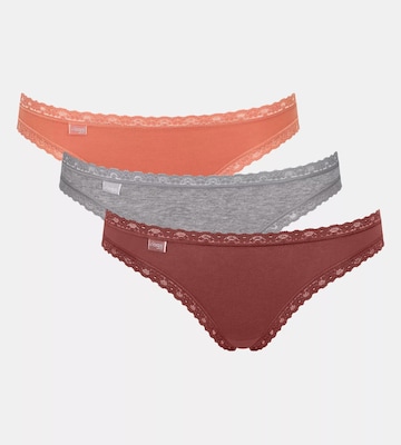 SLOGGI - Cueca '24/7' em castanho: frente