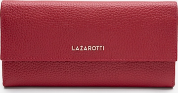 Portamonete 'Bologna' di Lazarotti in rosso: frontale
