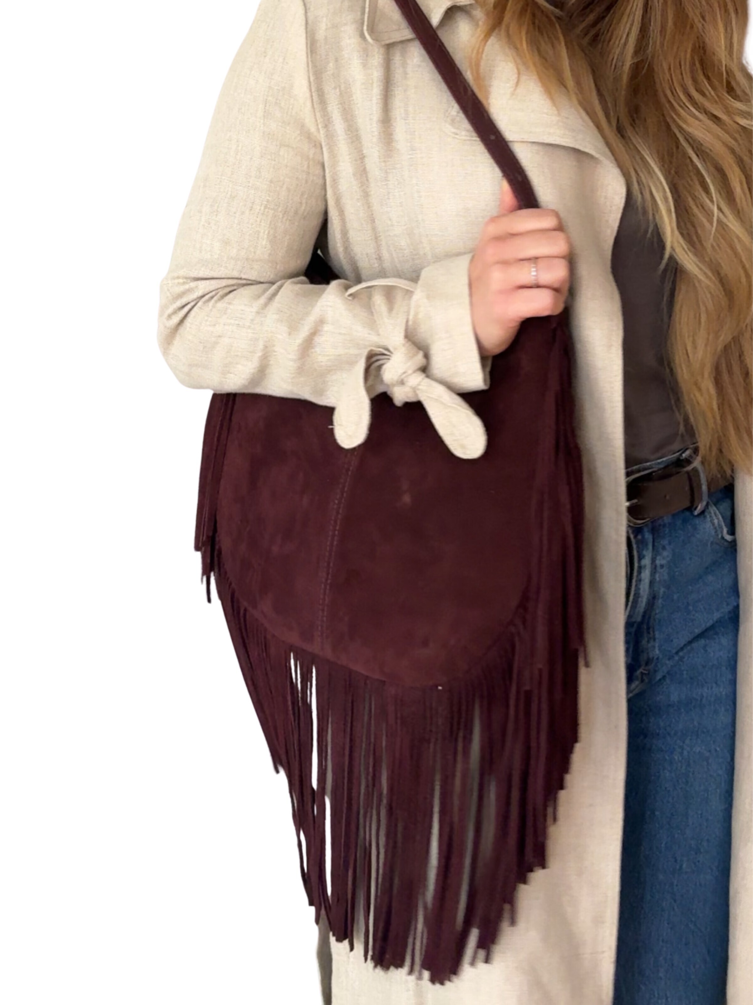 lePelou Shoulder Bag 'MONTANA' in Red: front