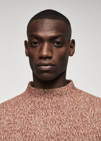 MANGO MAN Sweater 'fine' in Brown