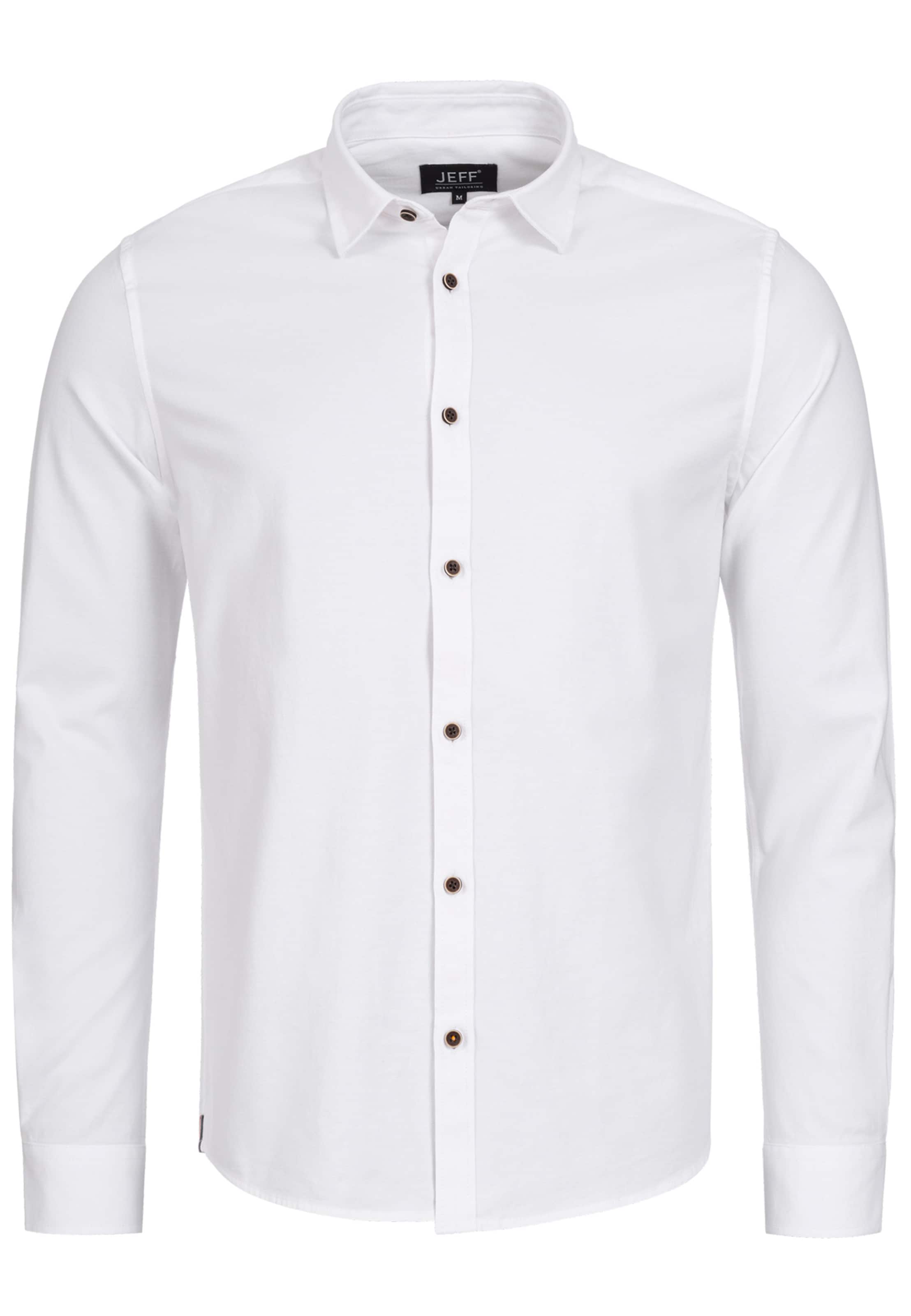 JEFF Hemd 'Earman' in Weiß: Vorderseite