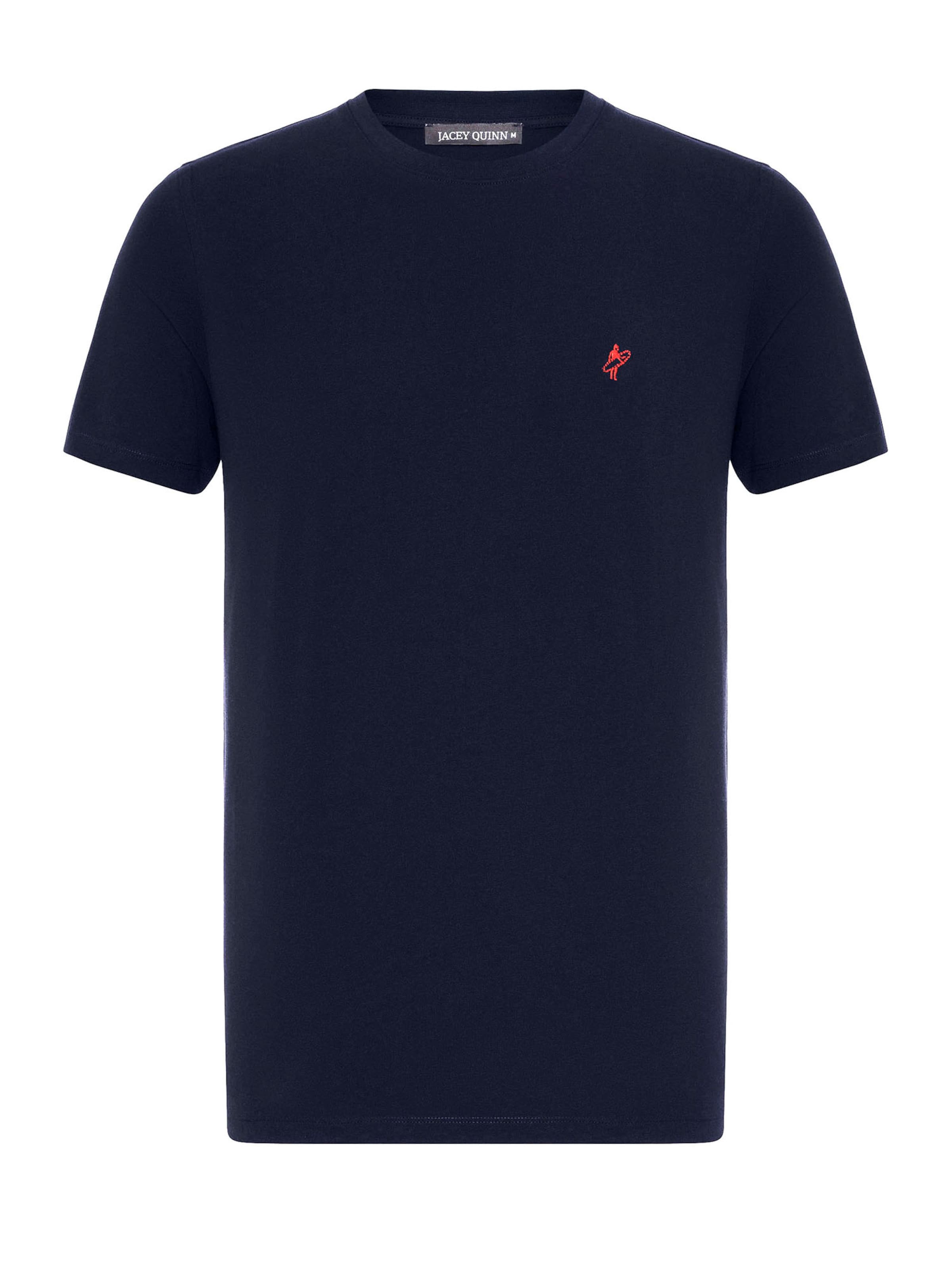 Tricou de la Jacey Quinn pe albastru: față