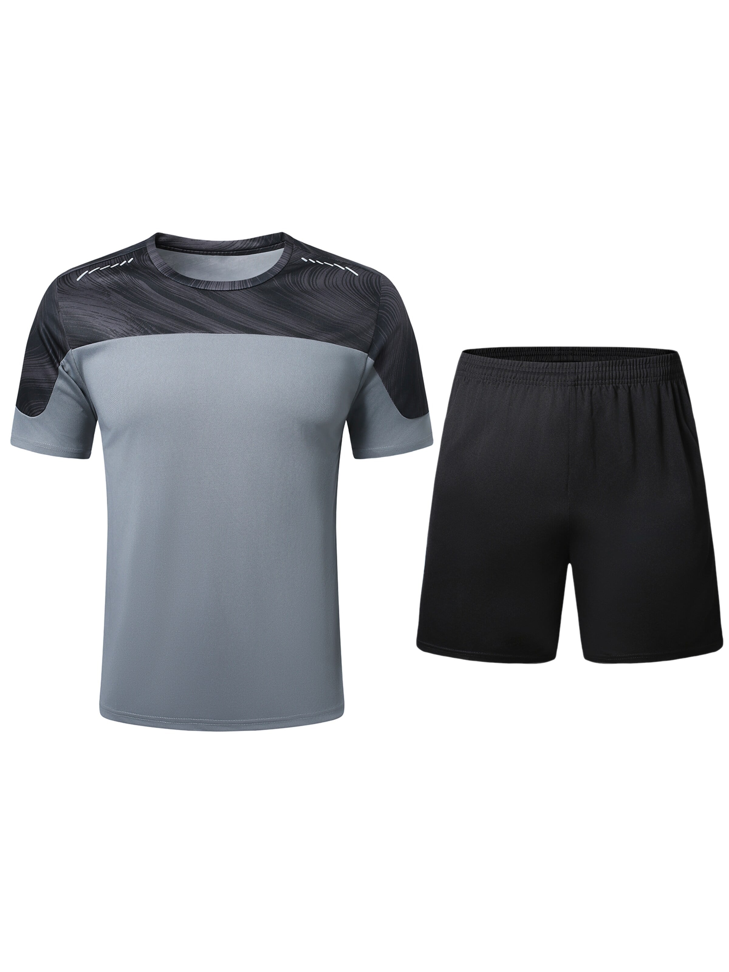 YOUTHUP Tracksuit 'Flugschritt' in Grey: front