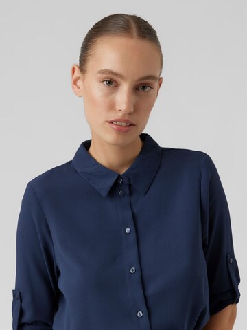 Robe-chemise VERO MODA en bleu