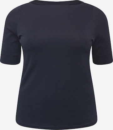 Lauren Ralph Lauren Plus Koszulka w kolorze niebieski: przód