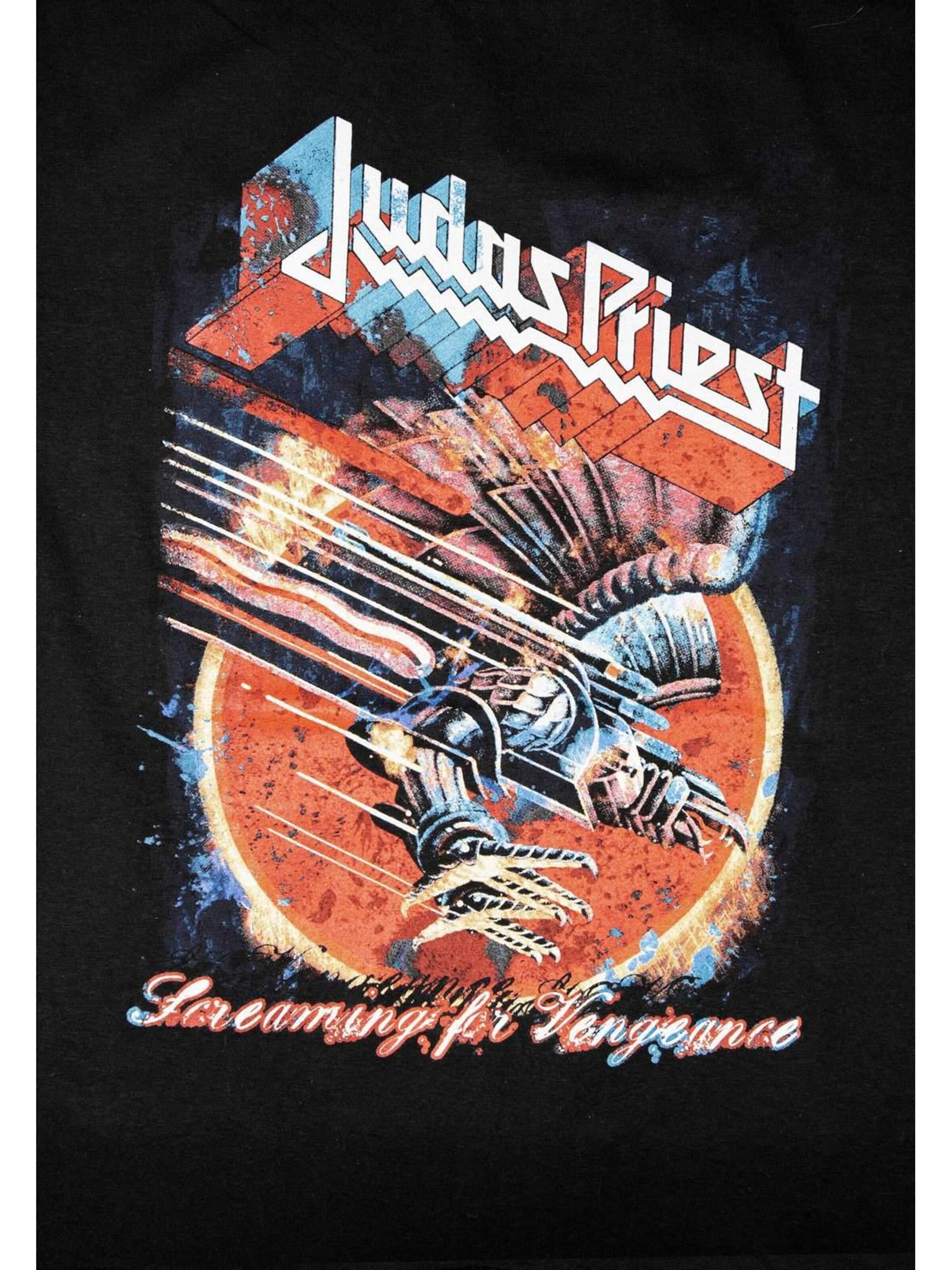 Judas Priest - Camiseta 'Judas Priest Screaming for Vengeance T-Shirt' en negro