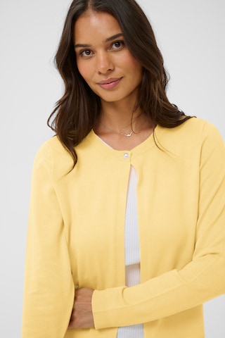Kaffe Knit Cardigan 'KALizza' in Yellow