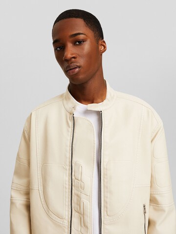 Veste mi-saison Bershka en blanc