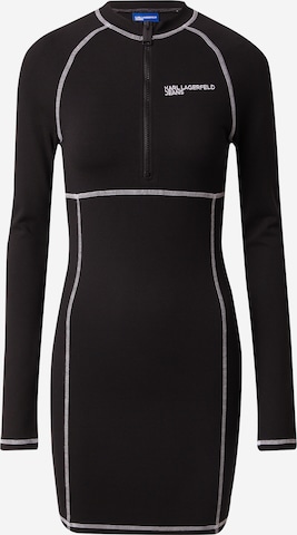 KARL LAGERFELD JEANS Dress in Black: front