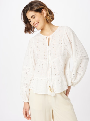 River Island Blouse in Beige: voorkant