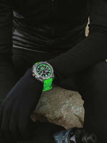 Montre à affichage analogique 'Chrono Bike' FESTINA en vert