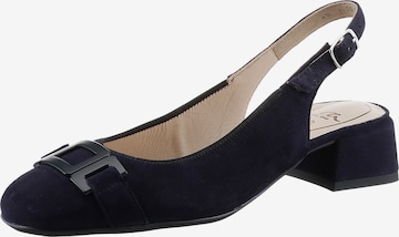 ARA Pumps in Blue: front