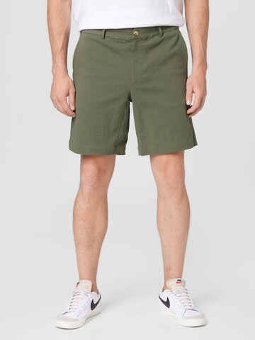 ABOUT YOU Regular Chino Pants 'Marten' in Green: front