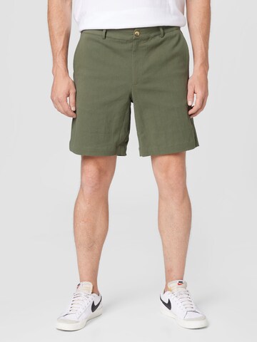 ABOUT YOU Regular Chino trousers 'Marten' in Green: front