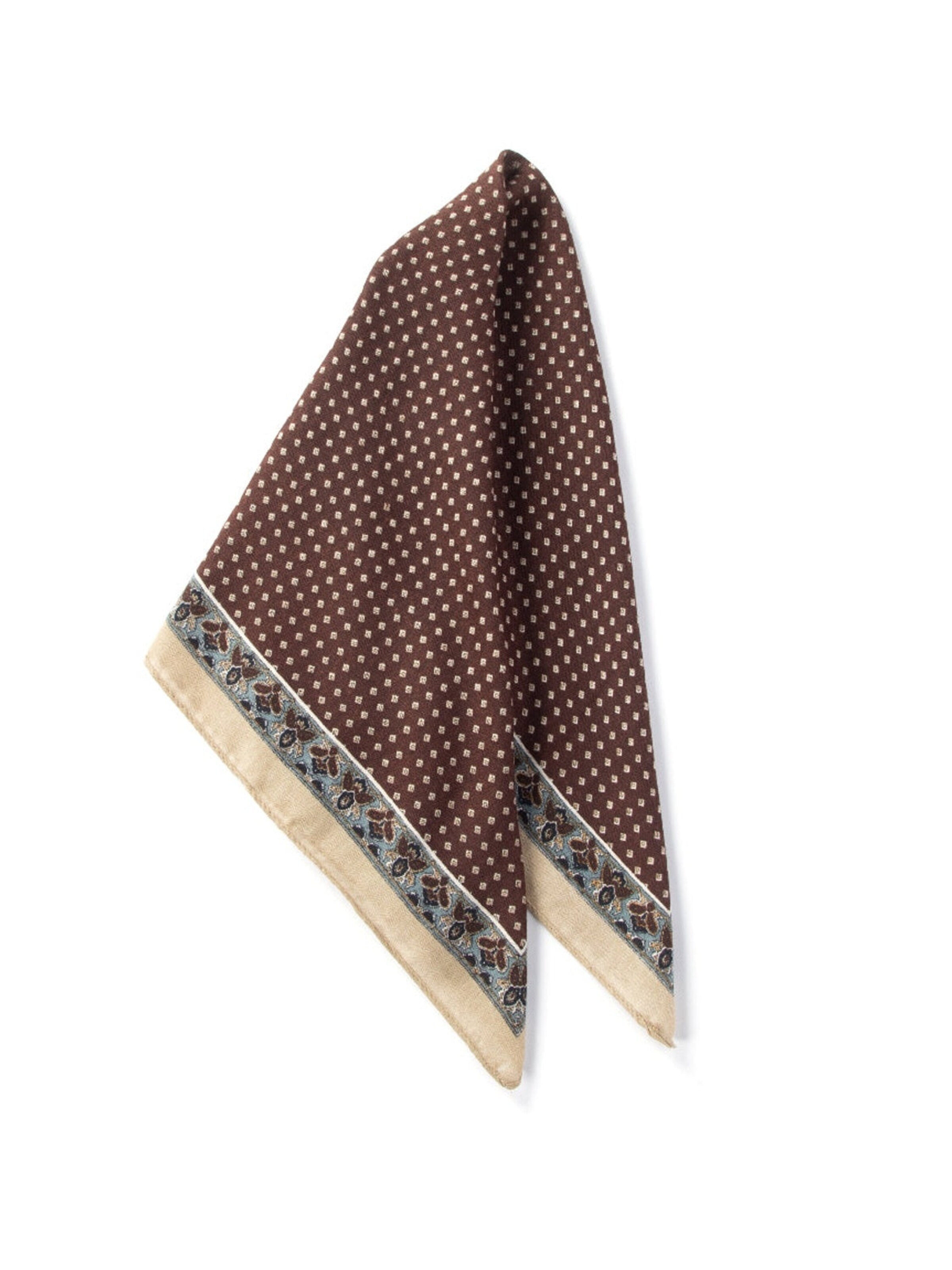 Laurent Vergne Scarf 'Chambord Shawl - Bordeaux' in Mixed colours