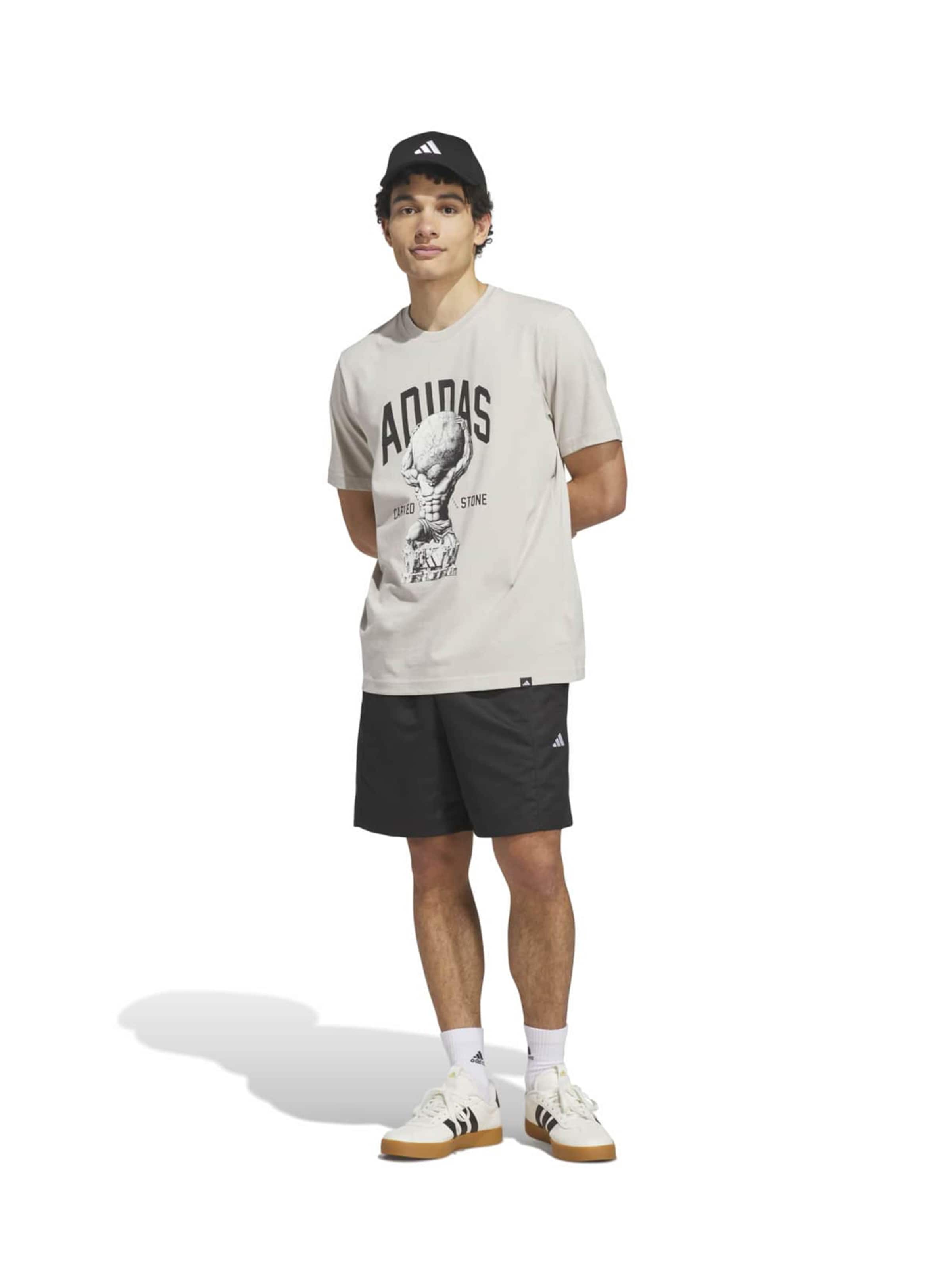 ADIDAS SPORTSWEAR Funkční tričko – šedá