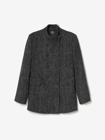 Manteau mi-saison 'Capucin' Le Temps Des Cerises en noir : devant
