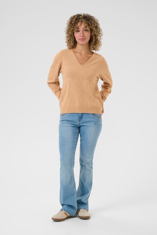 Cream - Jersey 'Dela' en beige