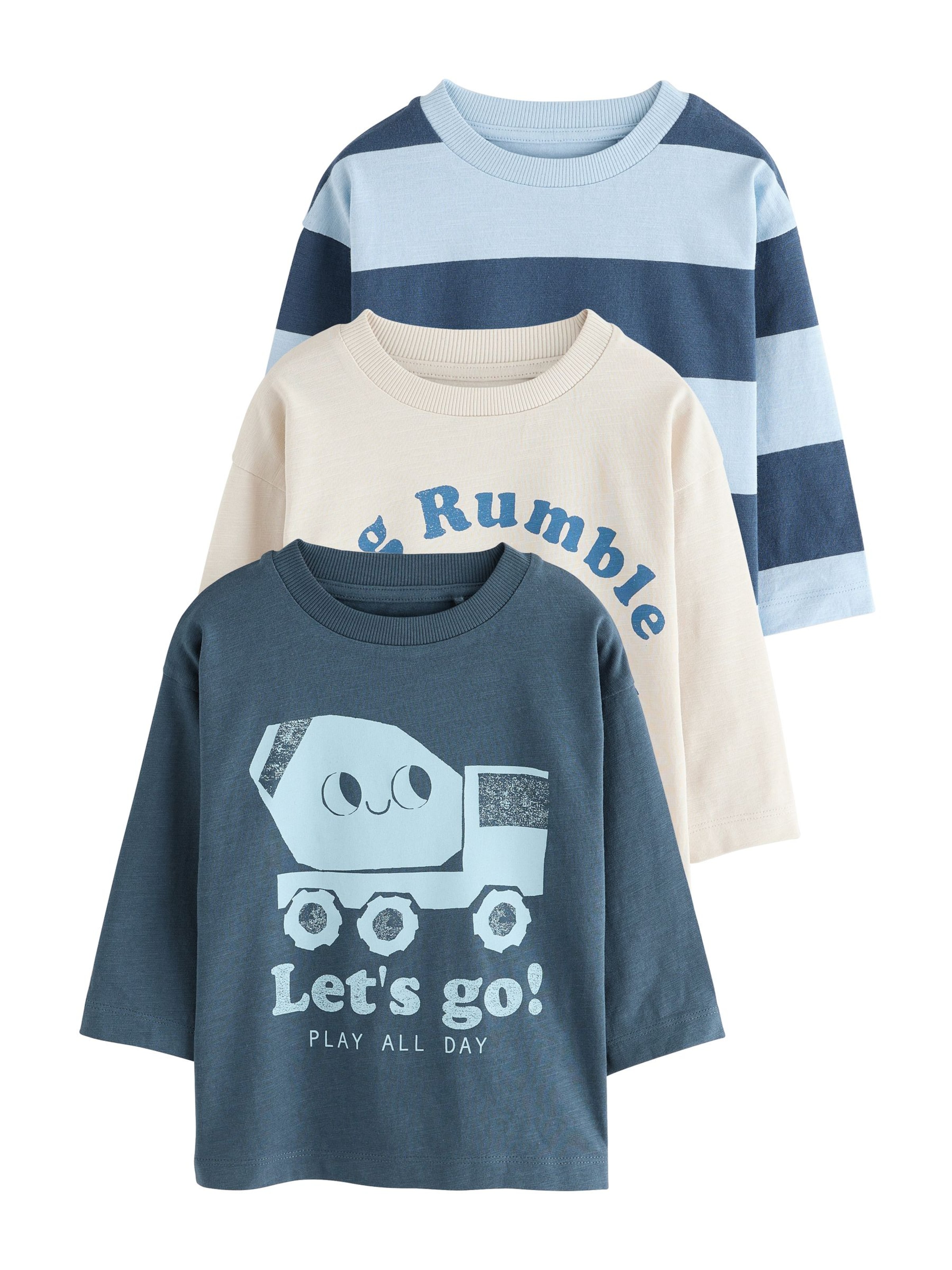 Maglietta di Next in blu: frontale