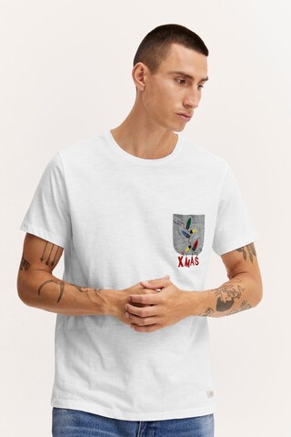BLEND Shirt 'Christmas' in Weiß: Vorderseite