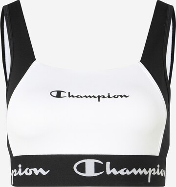 Champion Authentic Athletic Apparel Sports bra in White: front